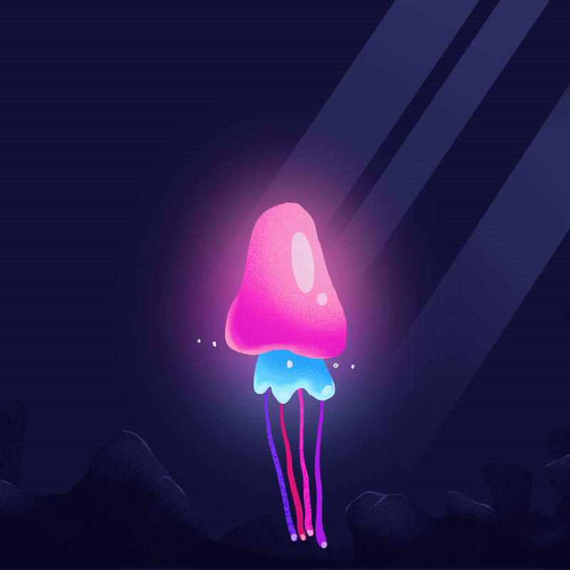 GIF of Navi, the fairy from Zelda, flying